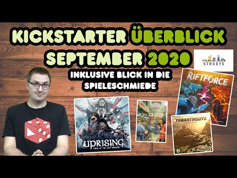 Kickstarter Überblick September 2020: Riftforce, Uprising, Streets, Mercado de Lisboa, Tawantinsuyu