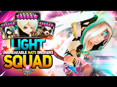 HE ALWAYS PICKS THIS LIGHT SQUAD - Summoners War