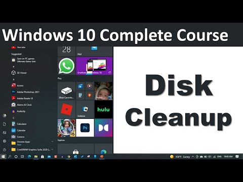 Disk cleanup in Windows 10 | Urdu Hindi