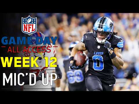 NFL Week 12 Mic'd Up! "That's why he got an X-Factor on Madden" | Game Day All Access