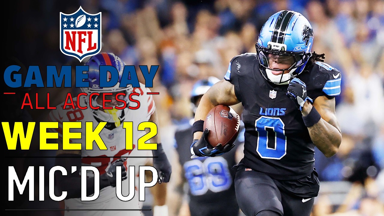 NFL Week 12 Mic'd Up! "That's why he got an X-Factor on Madden" | Game Day All Access