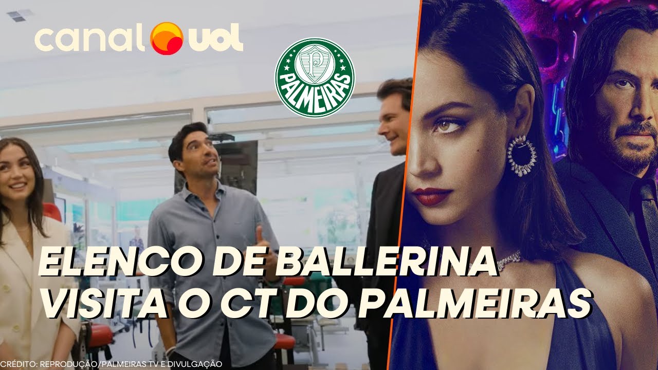 ELENCO DE JOHN WICK: BALLERINA VISITA CT DO PALMEIRAS E CONVERSA COM ABEL FERREIRA E PIQUEREZ