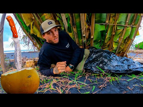 SUPERVIVENCIA EN SOLITARIO - SIN COMIDA, SIN AGUA, SIN REFUGIO - Construyendo un refugio impermeable