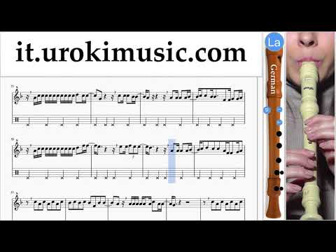 Lezioni di Flauto Dolce G. Carlos Vives, Sebastian Yatra - Robarte un Beso Tutorial Spartito Parte