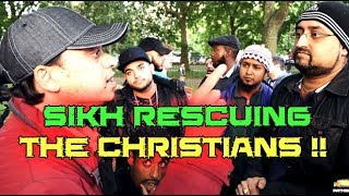 Video: Can you insult a Sikh Guru? Force your Wife to lift her Leg and bark like a Dog, in a Christian country? - Mansur Ahmad vs Sikh Raj