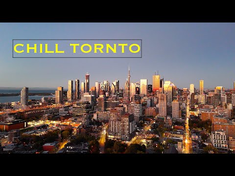 Morning Chill Drone Flight over Toronto - DJI Mini 4 Pro - 4k - Cinematic