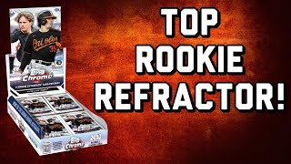 2023 TOPPS CHROME BASEBALL HOBBY BOX!! TOP ROOKIE REFRACTOR || SPORTS CARD BOX OPENING