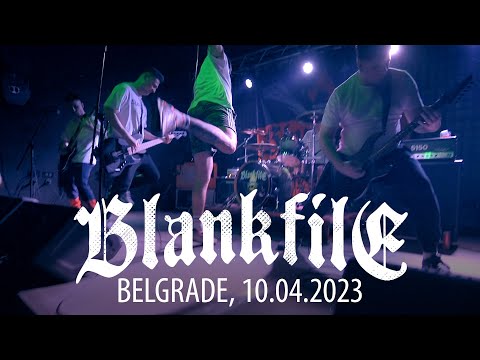BLANKFILE - Live in Belgrade, 10.04.2023