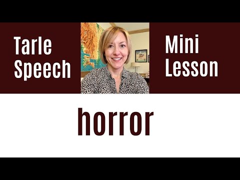 How to Pronounce ?‍♀️ HORROR ?‍♂️  #SHORTS Quick English Pronunciation Mini Lesson