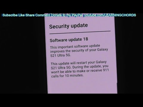 Samsung Galaxy S21+ ULTRA 5G  Install SOFTWARE UPDATE 18 APRIL 1 2022 Verizon ANDROID 12 Rambling!