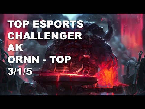 Top Esports Challenger AK Top Ornn vs Wukong - KR Challenger Patch 10.8
