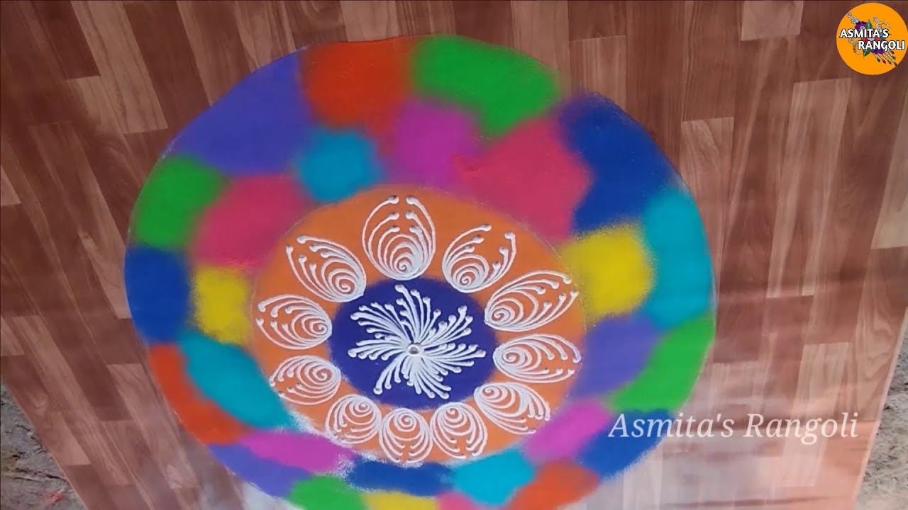 attractive new year sanskar bharti rangoli 2021 by asmitas