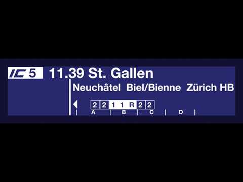 CFF TTS - Einfahrt IC5  nach St. Gallen in Yverdon