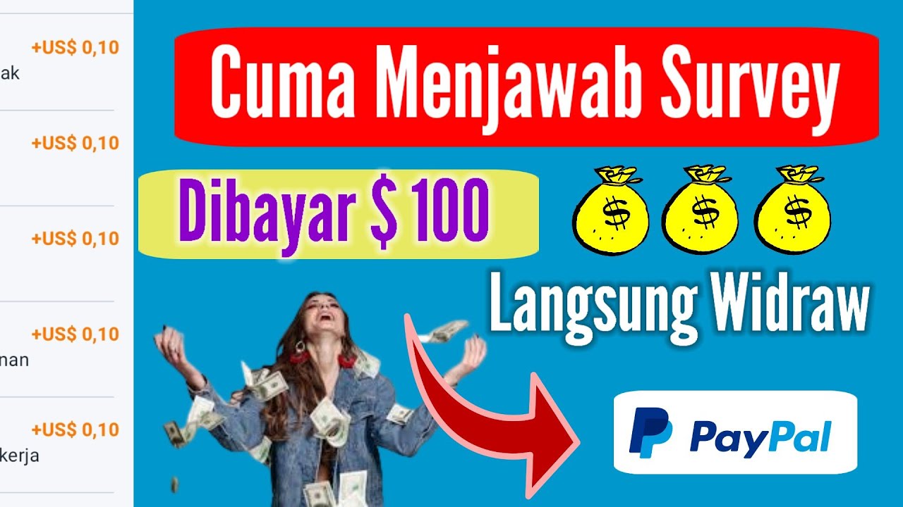 Kerja Online Tanpa Modal Hanya Menjawab Survey | cara menghasilkan uang di internet dibayar dollar