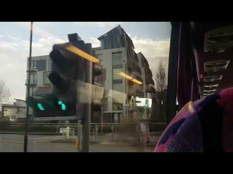 (VF05 EYU) Phantom travel Volvo B12M Vanhool Alizee T9 route rail replacements