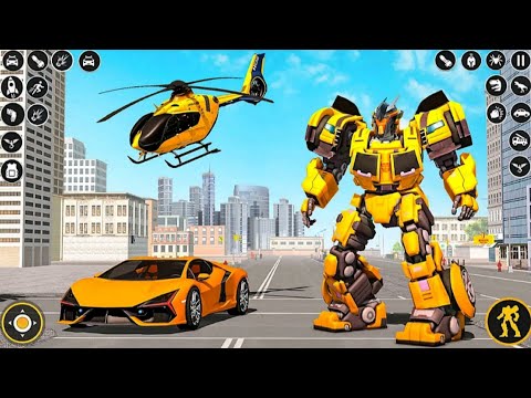 Tiger Robot Transformers Multi transform Robot Bus Car Battle - Android Gameplay