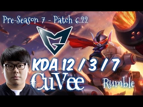 SSG CuVee RUMBLE vs FIORA Top - Patch 6.22 KR Flex Rank