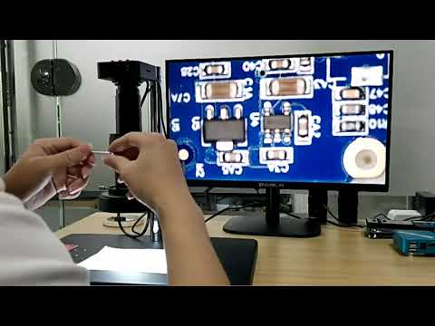 Digital Video Monocular Microscope Camera Continus Zoom 180X C-Mount Soldering Phone Repair Tools