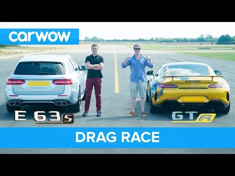 Mercedes-AMG E63 S vs GT R - DRAG RACE, ROLLING RACE & BRAKE TEST | Mat vs Shmee pt 2/4