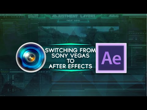 Switching from Sony Vegas to After Effects (Basic Tutorial)