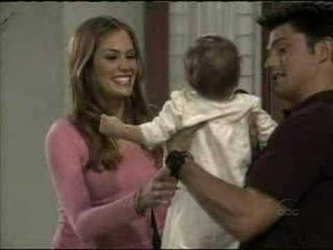GH 9-24-03  Zander & Emily look after baby Kristina.