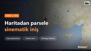 Sanal Drone Stüdyosu Emlak Tanıtım Videosu | KonumX  (TKGM + EİDS)