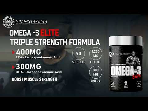 Dexter Jackson Black Series Omega 3 Elite Softgel