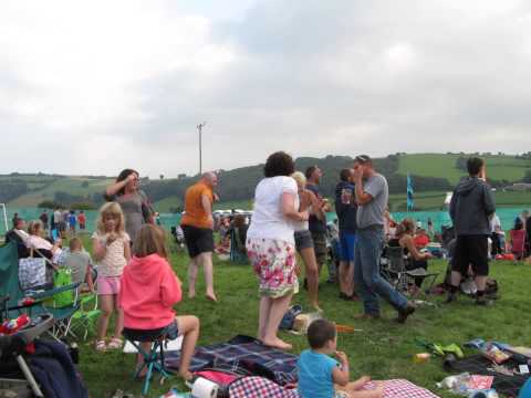 The Pontrhydygroes Massive shaking their tailfeathers at The Big Tribute 2013