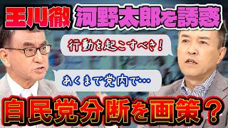 玉川徹が河野太郎を“誘惑”「行動を起こして」自民党内の減税反対派に決起要求