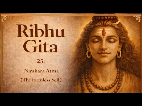 25. Ribhu Gita, Ramana Maharshi, Nirakara Atma (The formless Self) #ribhugita 