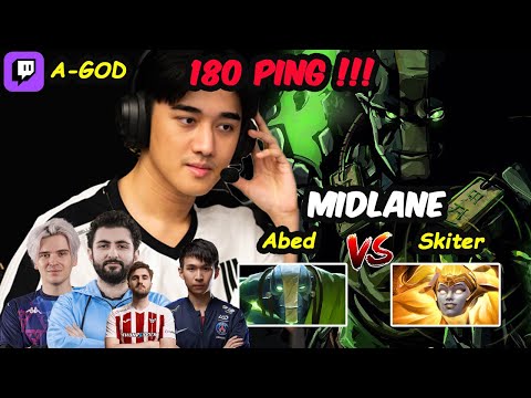Abed Earth Spirit vs Skiter MIDLANE BATTLE - Server EU Dota 2
