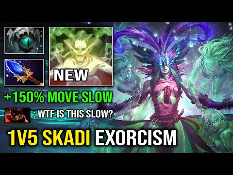 This is HOW You Play Death Prophet in 2023 Skadi Exorcism +150% Slow Crazy HP Regen Dota 2