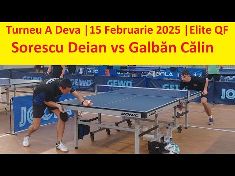 Sorescu Deian vs Galban Calin |QF Elite |Deva 2025