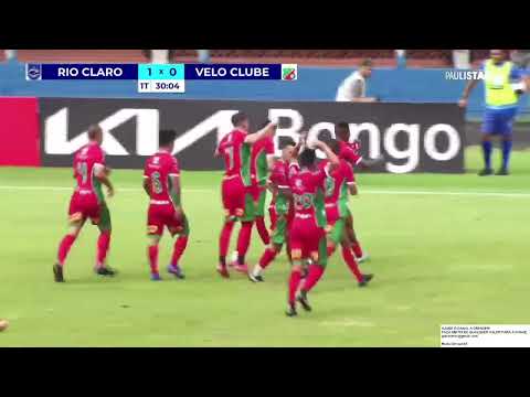 RIO CLARO x VELO CLUBE GOLS NO PAULISTÃO A2 2023