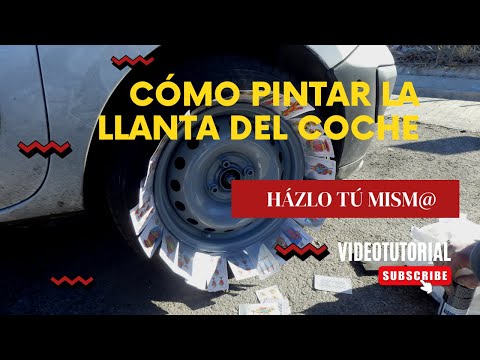 Pintar llantas del coche