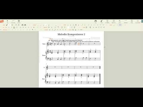 Noteflight Tutorial: Melodie komponieren 2