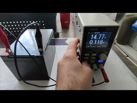 Wiederbelebung 12v 10Ah AGM Batterie aus einem Kinderauto.