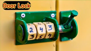 Door Lock From Nut Bolt : Combination door lock. Door Latches Idea