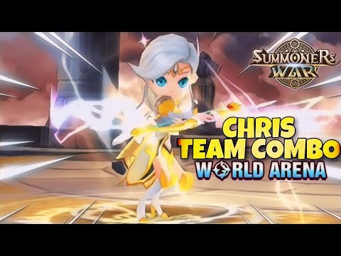 Chris Team Combo in World Arena - Summoners War