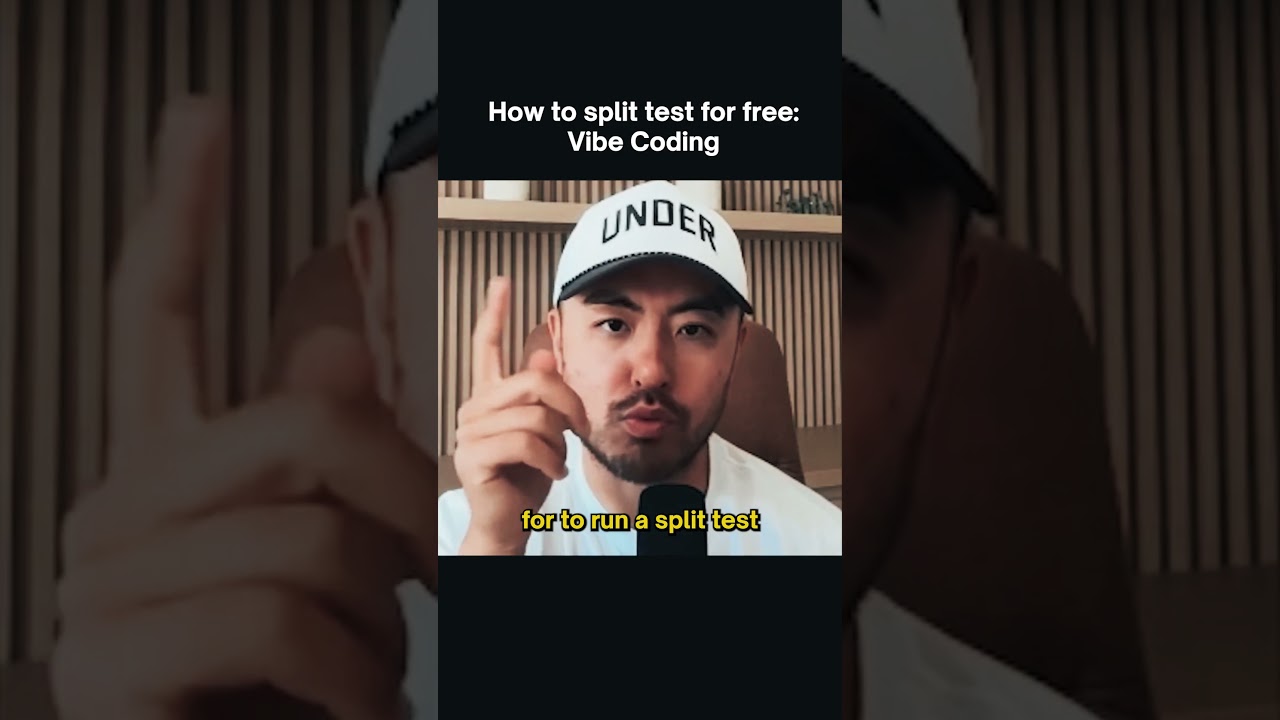He Replaced a $500 Split Test Tool with AI 😳    #shorts