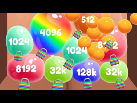 😂 Jelly 2048 ( 4096.. 1,000,000,000,000) blob merge 3d 🆚 Save The Girl 2048 gameplay part 1023
