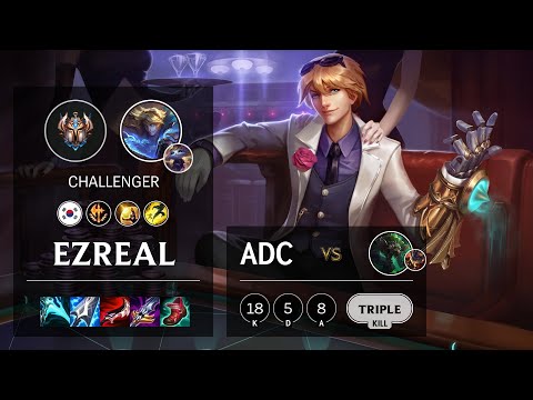 Ezreal ADC vs Twitch - KR Challenger Patch 11.10