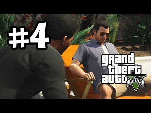 Grand Theft Auto 5 Part 4 Walkthrough Gameplay - Need Money - GTA V Lets Play Playthrough