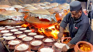 TRADITIONAL INDIAN STYLE POT BIRYANI MAKING | MATKA MUTTON & CHICKEN BIRYANI RECIPE -BIRYANI COOKING