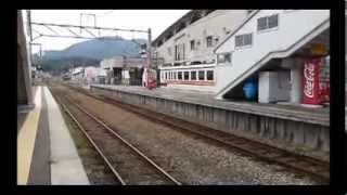 preview picture of video '会津田島駅6050系入線(2013/10/19)'