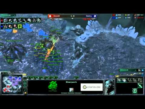 WB R1 Destiny vs. Morrow - Game 2 - clans.de HotS Invitational by inStarcraft.de