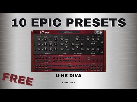 [FREE] 10 Epic Presets – u-he Diva | Sound Demo (No Talking)