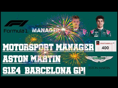 Motorsport Manager - F1 2021 Mod - Aston Martin - S1E4 - Barcelona GP!