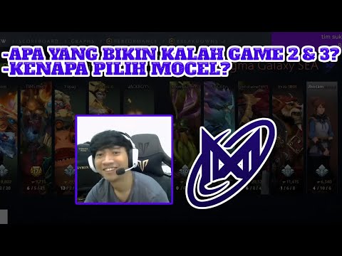 PENJELASAN JHOCAM TENTANG GAME 2 & 3 NGX SEA VS BOOM
