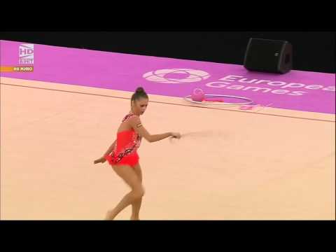 Мария Матева - обръч - Европейски игри